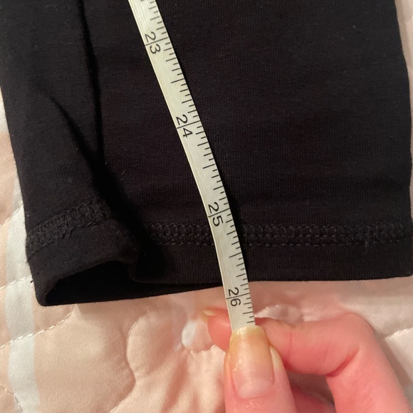 H&M Black Basic Cotton Stretch Leggings Size Large - Picture 6 of 8